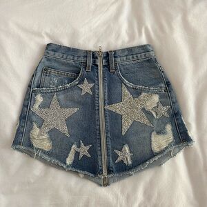 Carmar Denim Mini Skirt (LF store)